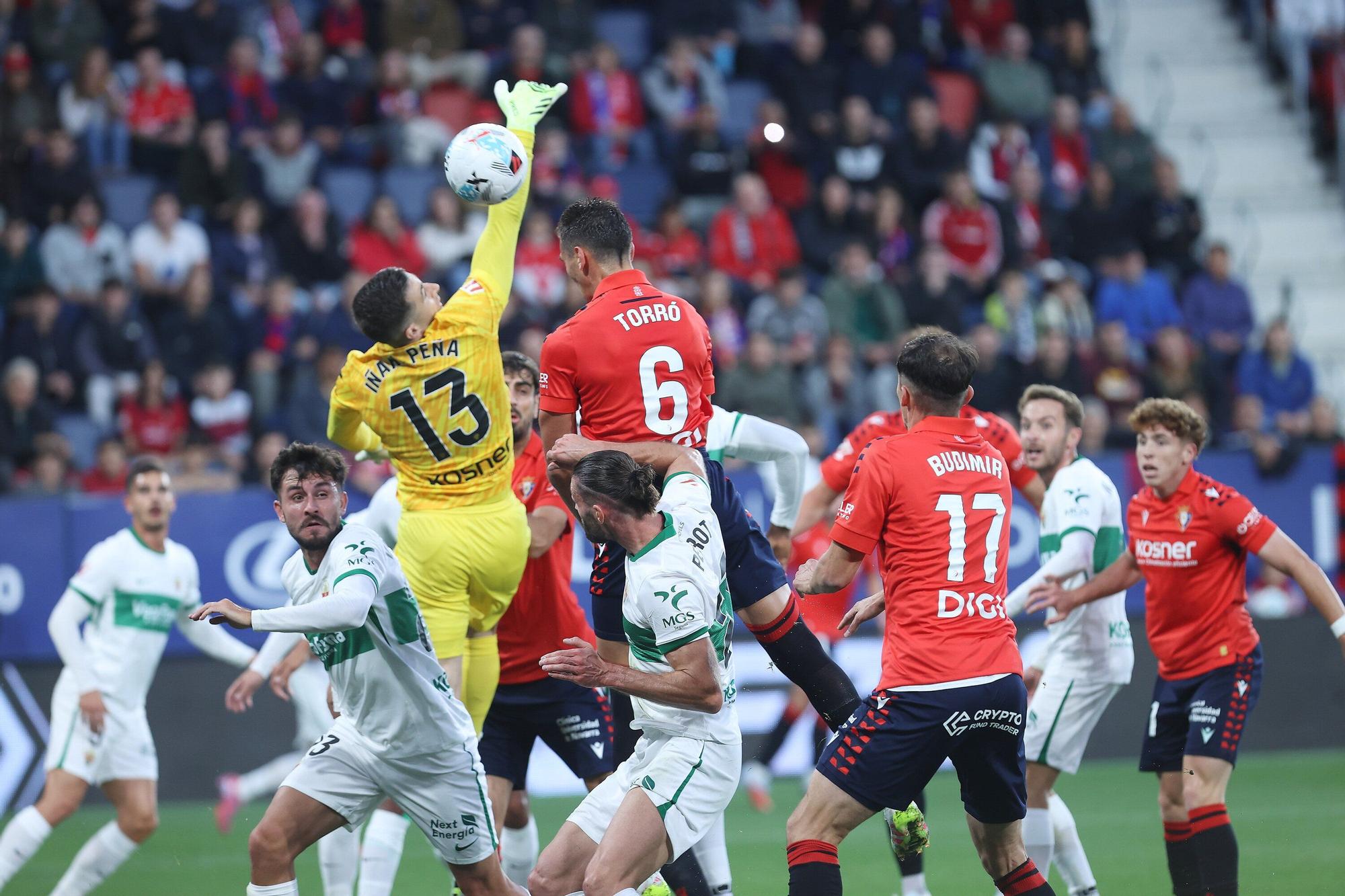 Las mejores imágenes del Osasuna-Elche