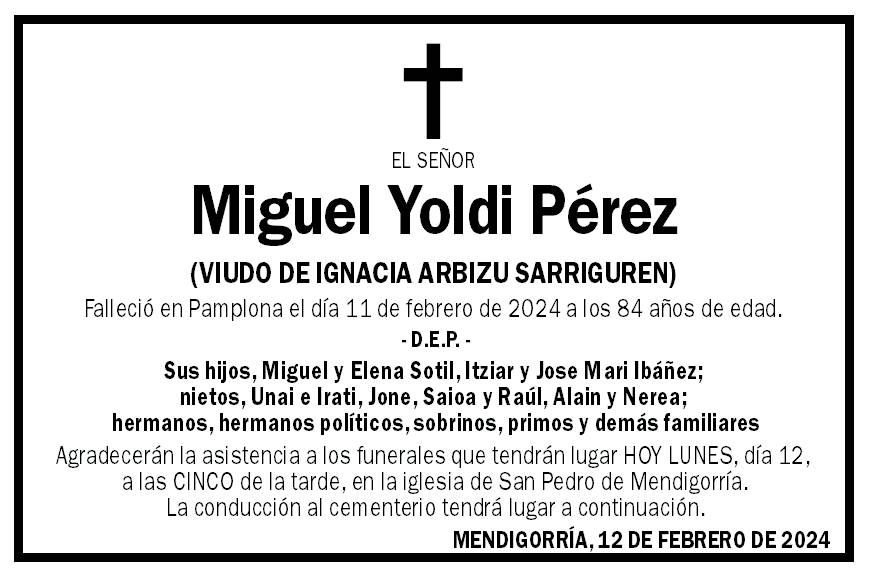 Miguel Yoldi Pérez