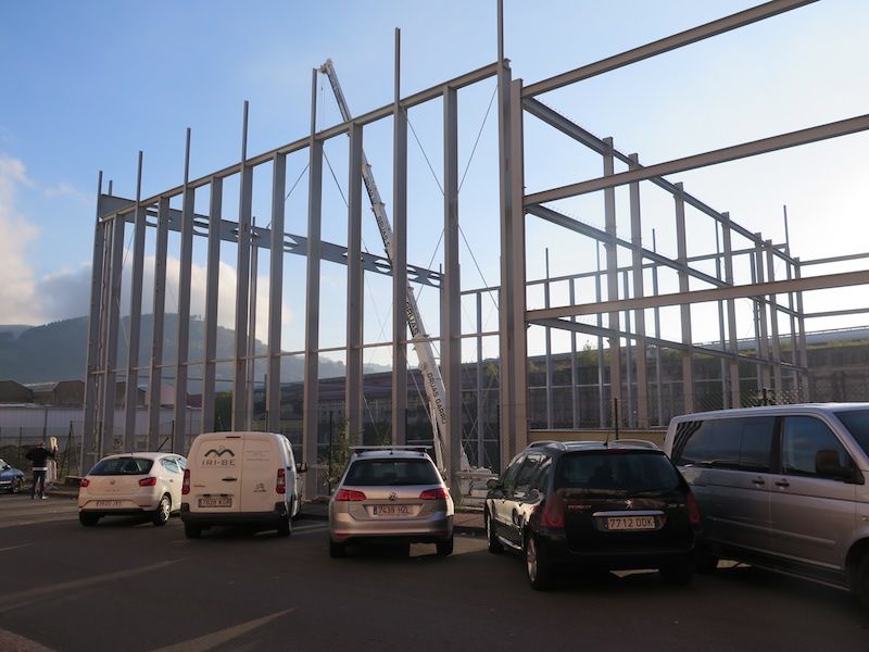 La espectacular obra de la empresa Smartlog de Urretxu, en imágenes