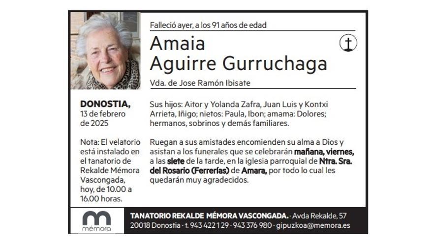 Amaia Aguirre Gurruchaga