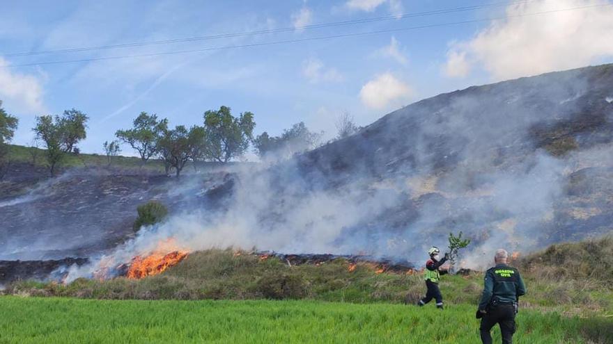 Extinguido un incendio en Lerín sin daños personales