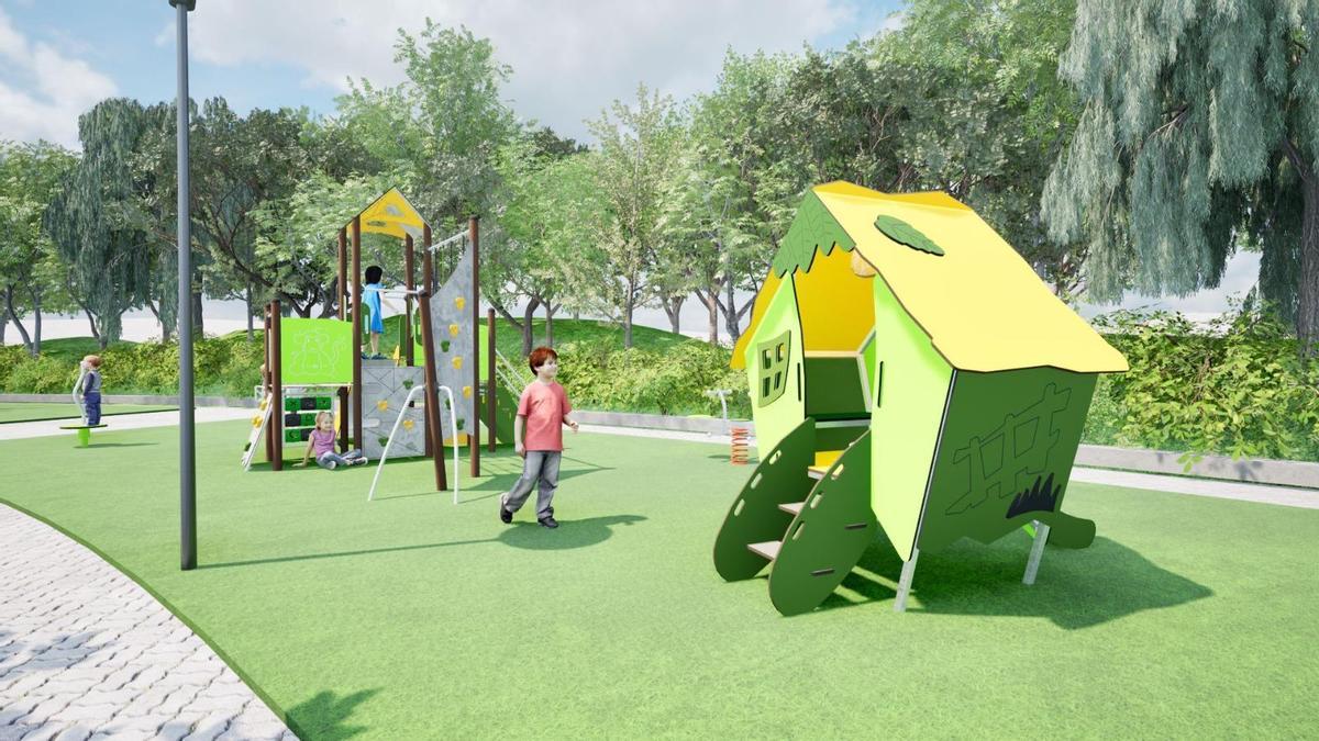 Así será la zona de juegos de agua de Barakaldo