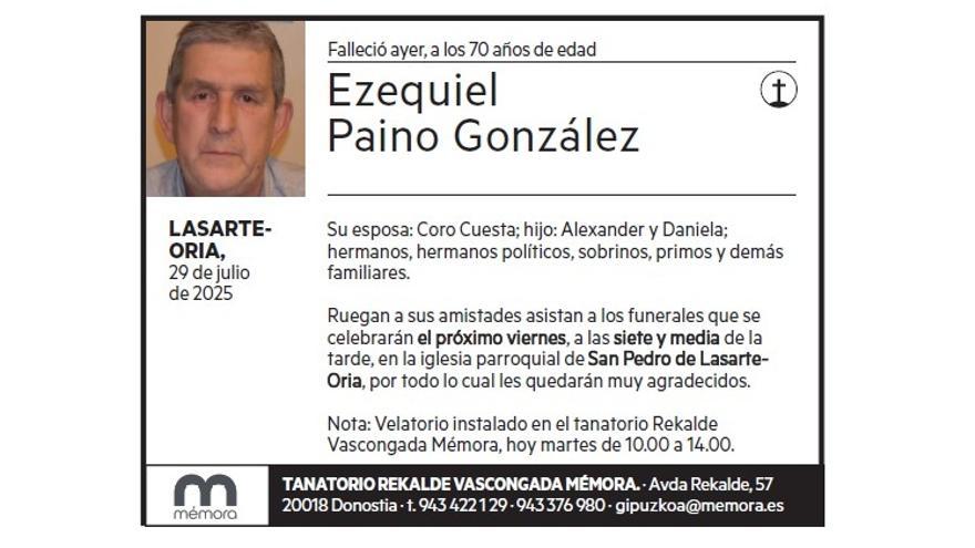 EZEQUIEL PAINO GONZALEZ