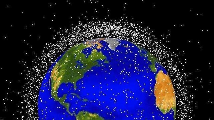 La basura espacial se estabiliza en el primer trimestre de 2015 con 16.926 objetos