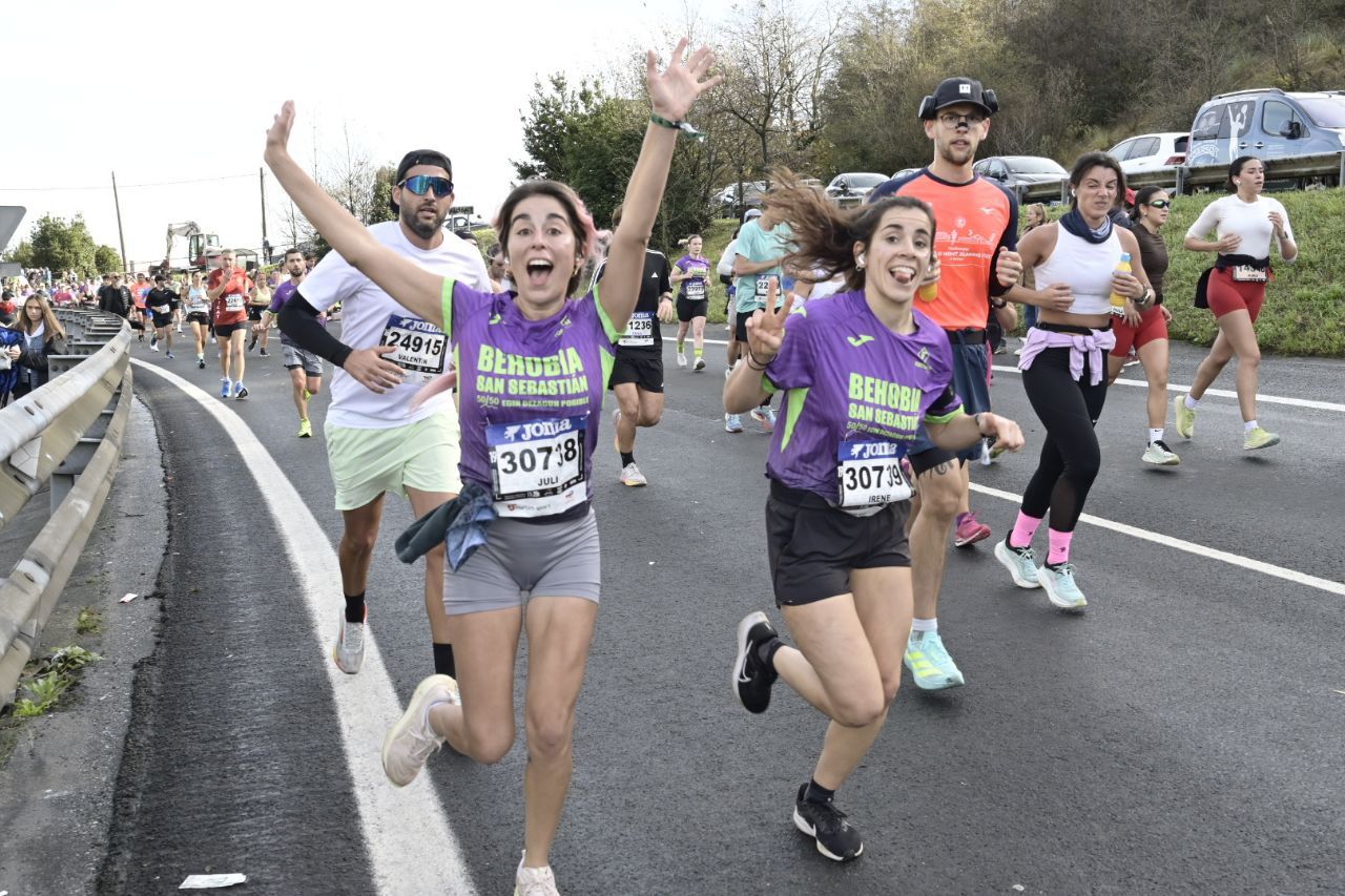 La Behobia, a su paso por Gaintxurizketa