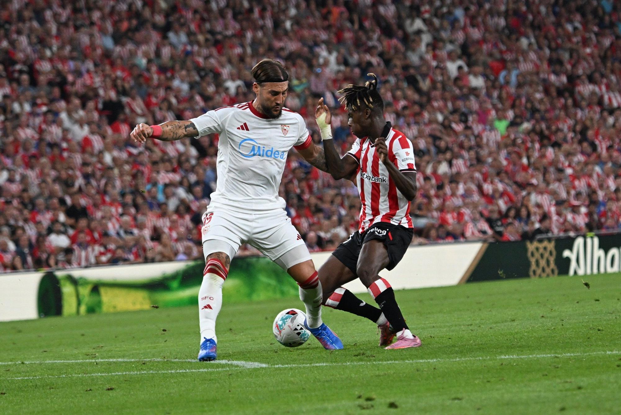 El Athletic-Sevilla, en imágenes