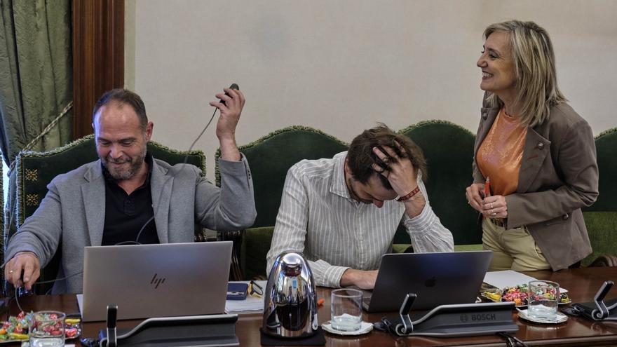 Fotos del pleno de Pamplona.