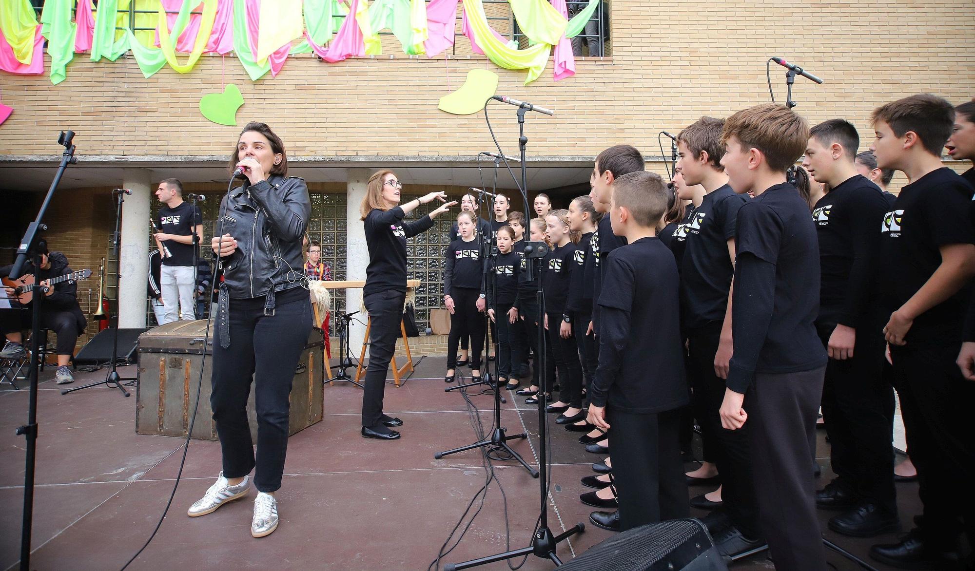 Fotos: Nafarroa Oinez 2025 en la ikastola Paz de Ziganda de Villava - Atarrabia