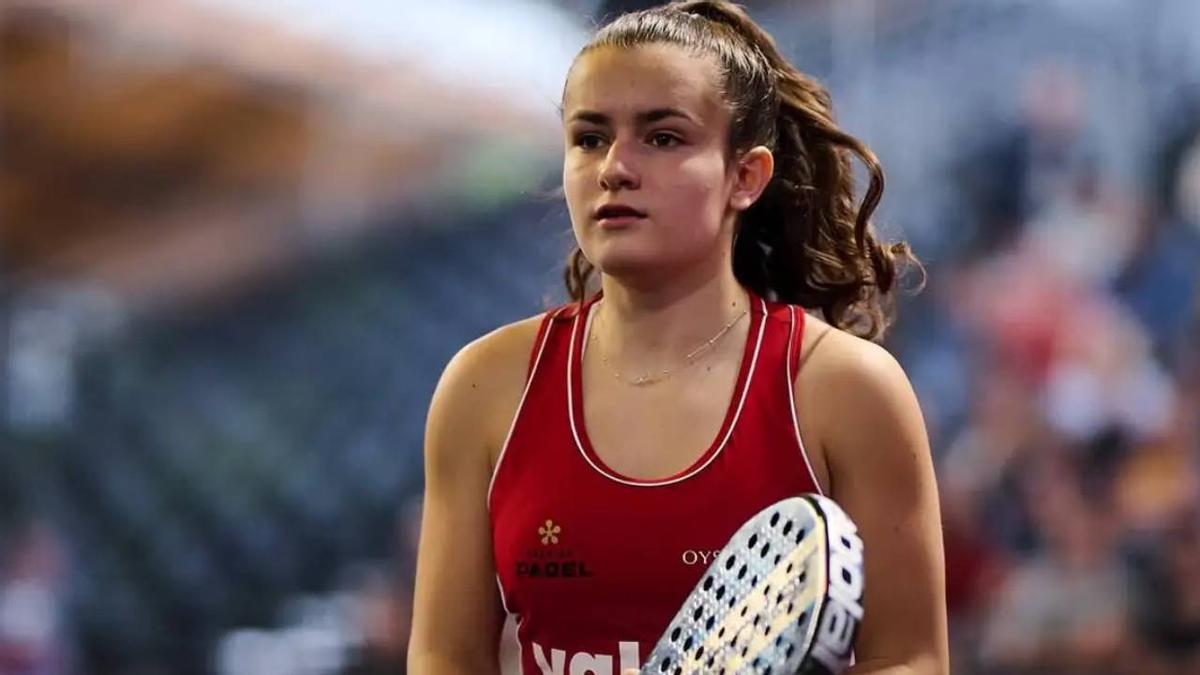 Martina Calvo, en una competición.