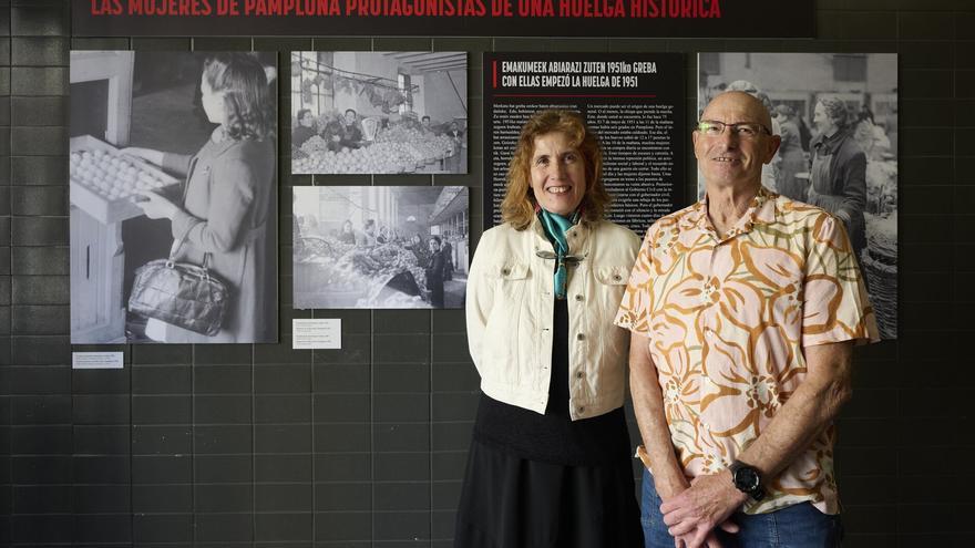 75 años de una huelga de mujeres por la subida espectacular del precio de los huevos en Pamplona