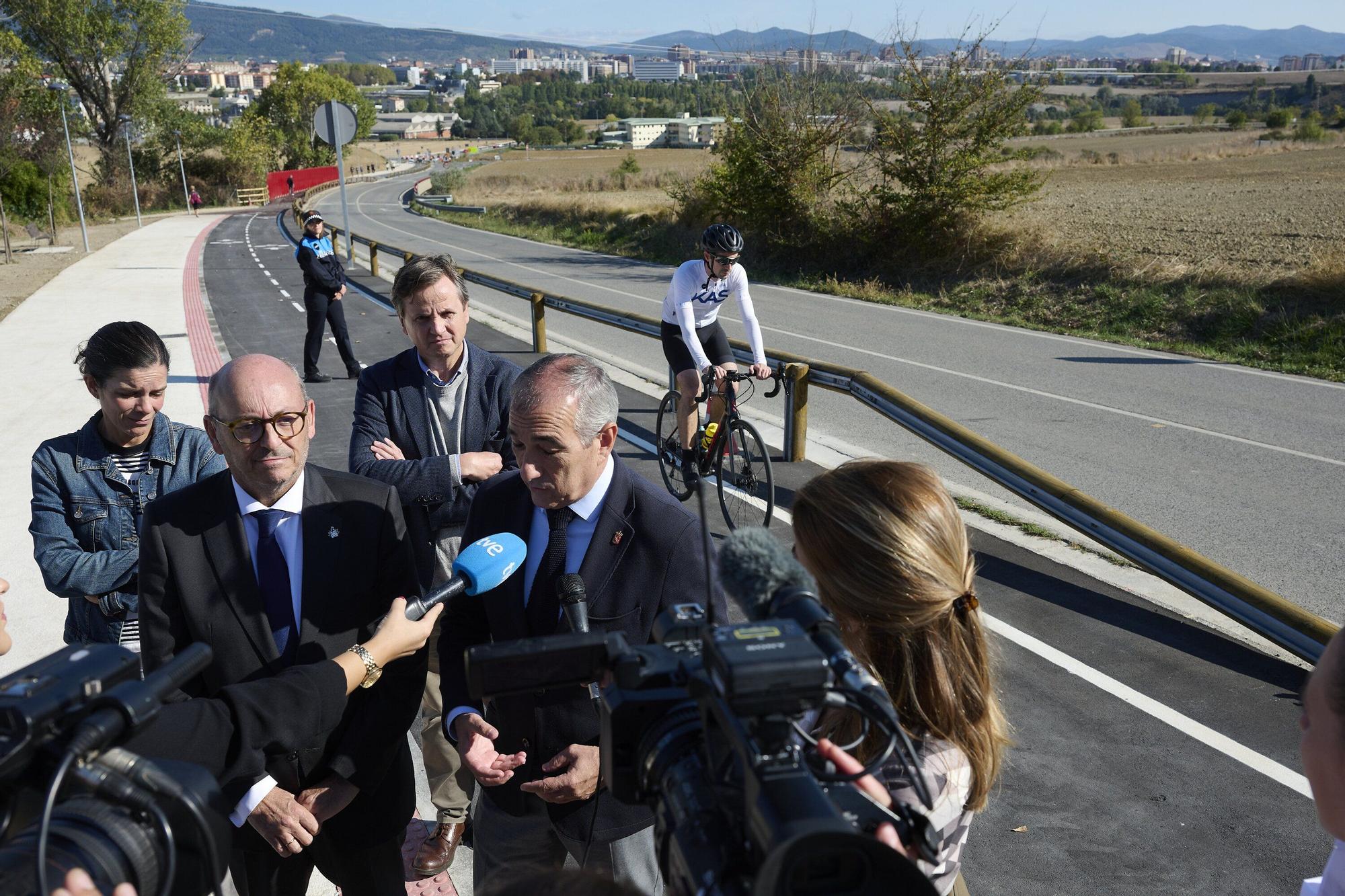 Fotos de la visita al carril bici entre Pamplona y Cizur Menor por el Camino de Santiago
