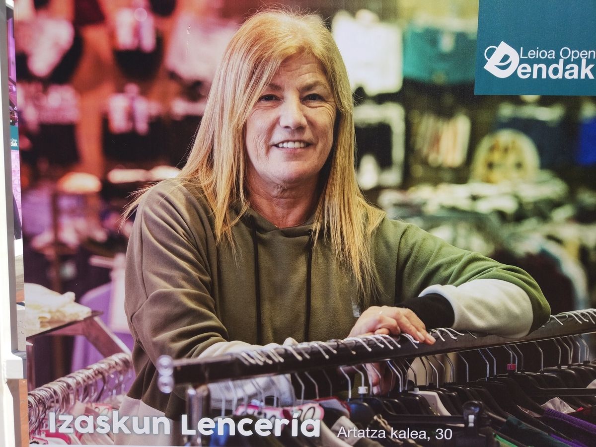 Izaskun es otra de las protagonistas de la muestra.