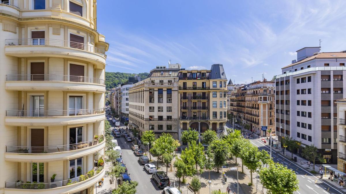 Vista de la fachada de la vivienda.