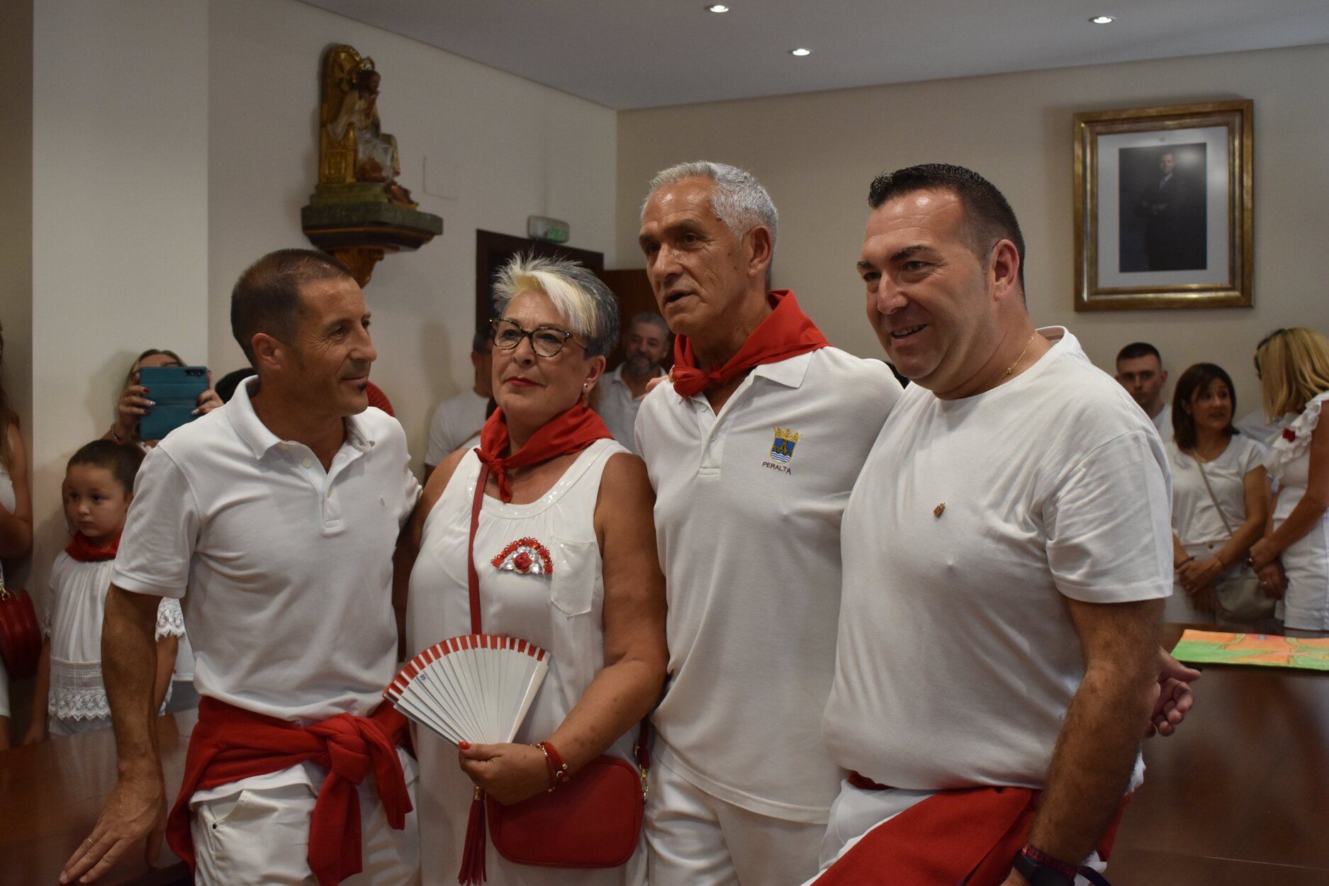Fotos del chupinazo de fiestas de Peralta