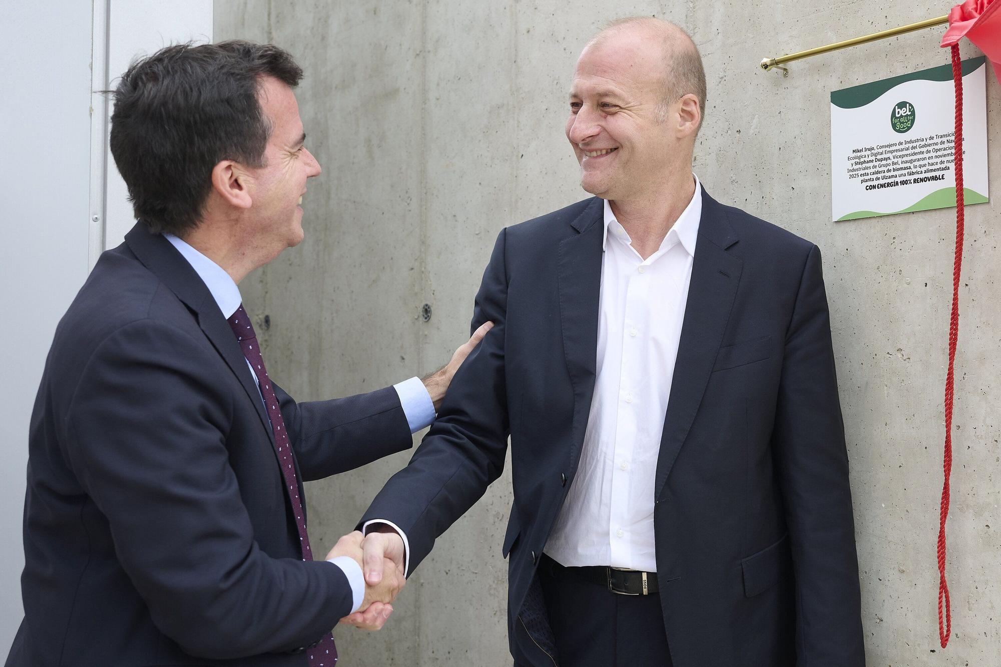 Fotos de la visita a la fábrica en Iraizotz de Grupo Bel