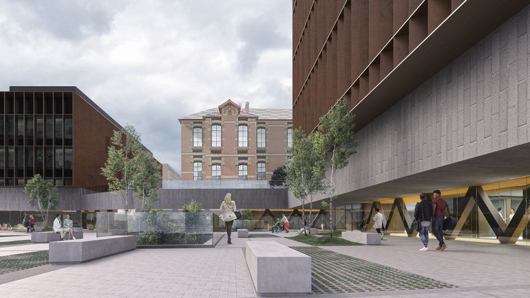En imágenes: Las obras del nuevo edificio de consultas externas del Hospital de Basurto arrancan en octubre
