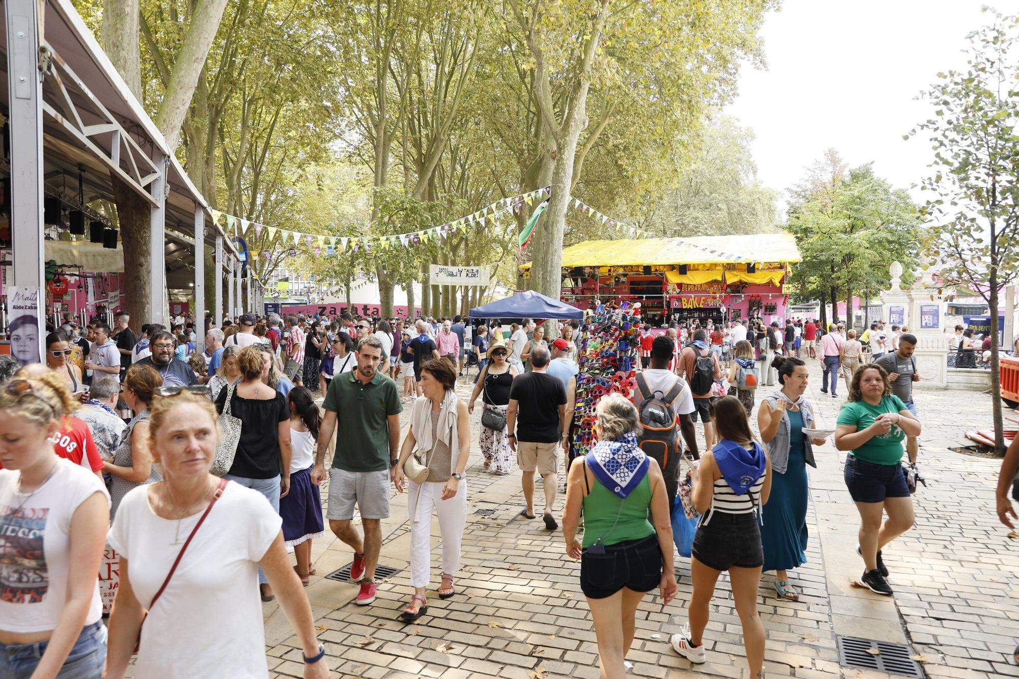 En imágenes: La fiesta sigue en la segunda jornada de Aste Nagusia