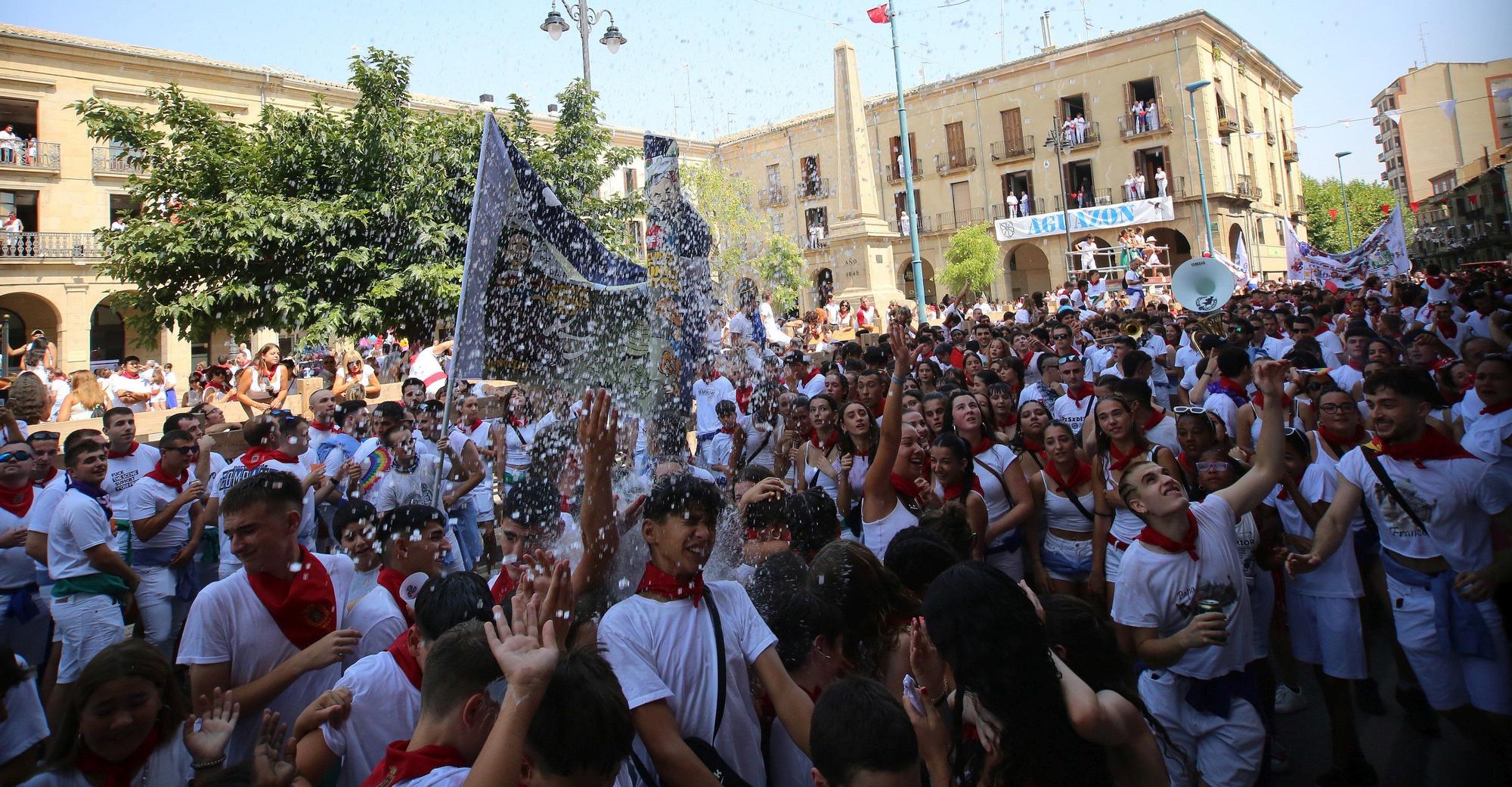 Fotos del chupinazo de Tafalla