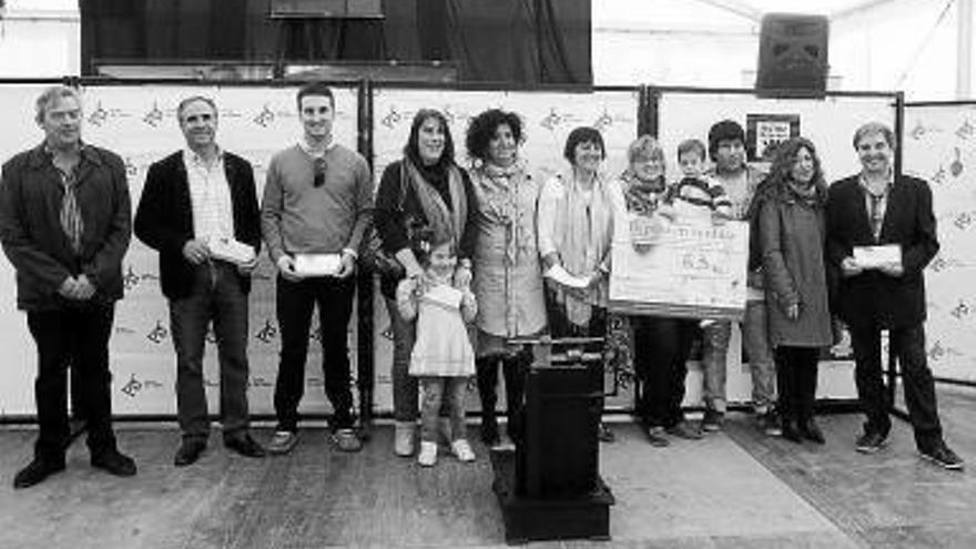 Ganadores de la campaña &#039;Tu peso en verduras&#039;.