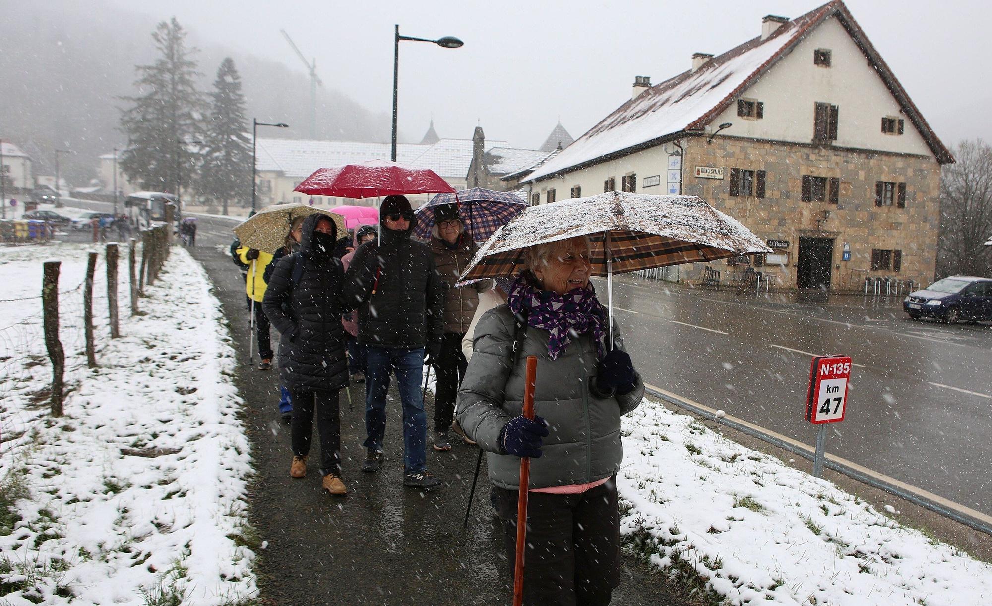 Fotos de la nieve en Navarra (20 de noviembre de 2025)