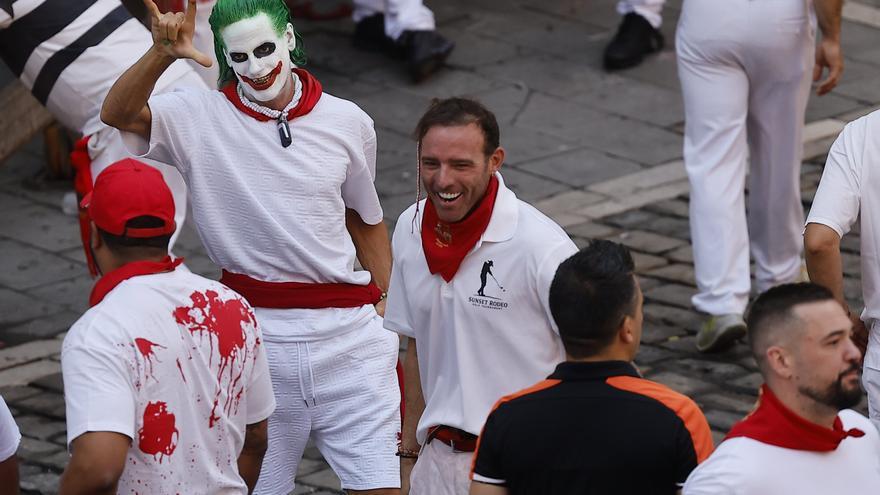 ¿El Joker en el primer encierro de San Fermín?
