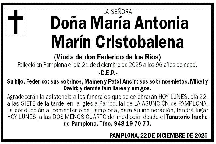 María Antonia Marín Cristobalena