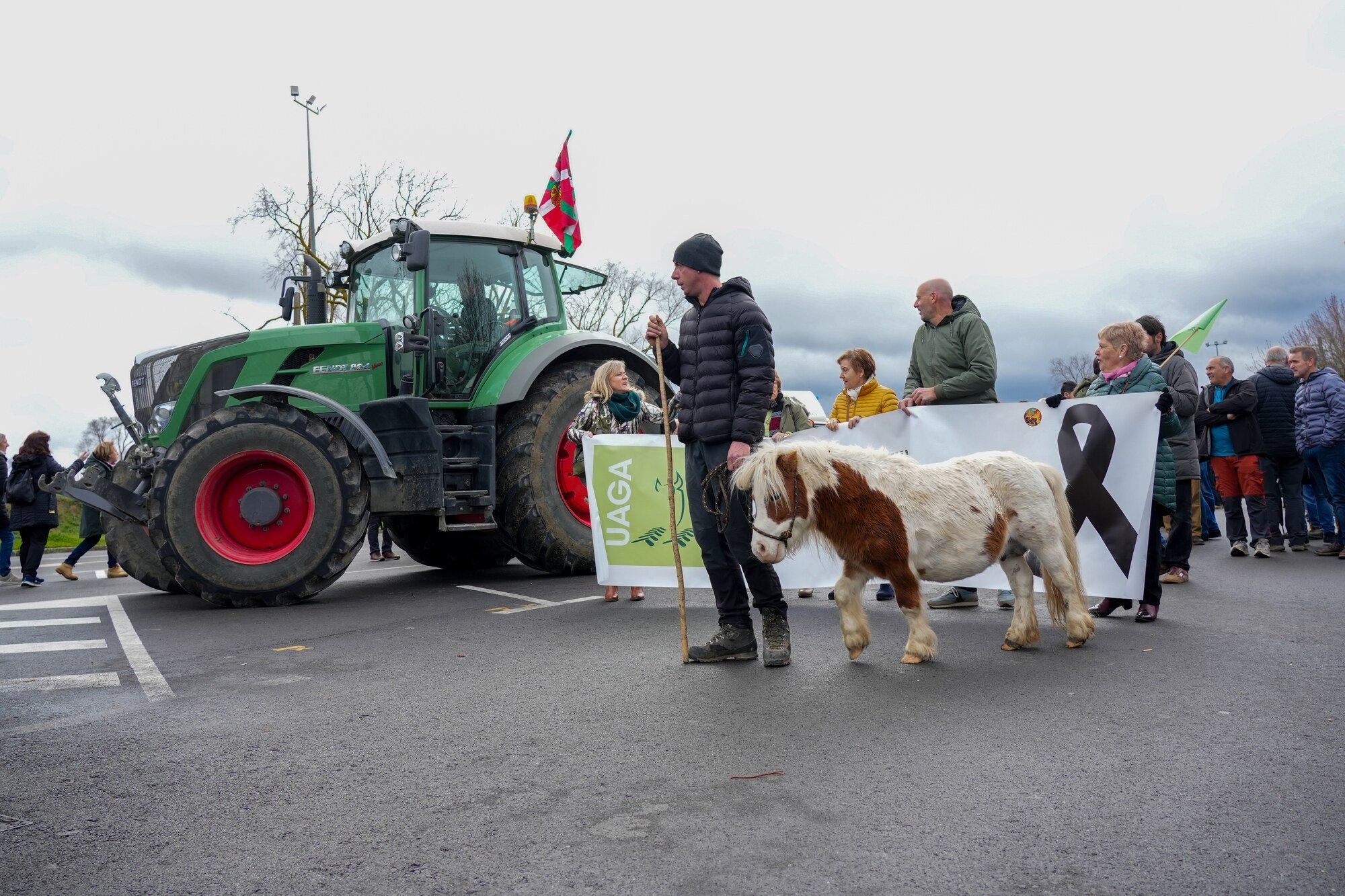 Los agricultores alaveses llegan al Palacio de la Provincia con sus demandas