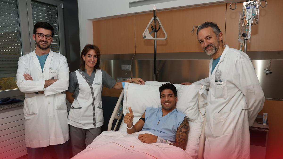 Iker Benito en la Clínica Universidad de Navarra