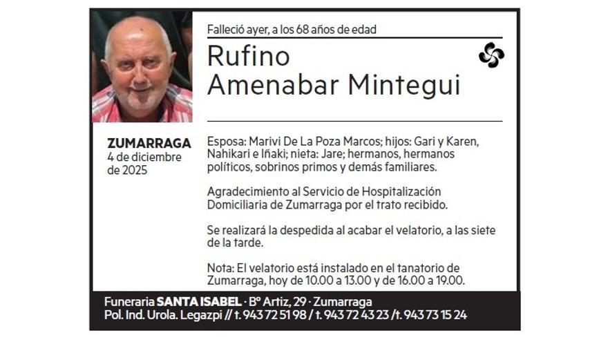 RUFINO AMENABAR MINTEGUI