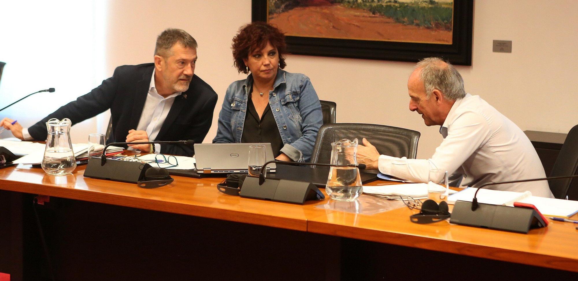 Fotos de la sesión de este martes de la comisión de investigación del Parlamento de Navarra