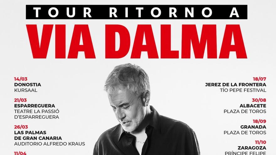 Sergio Dalma actuará en Bilbao a finales de 2026