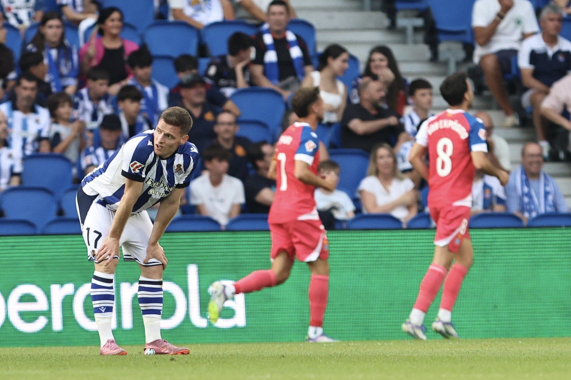 Partido loco en Anoeta de la Real Sociedad y el Espanyol