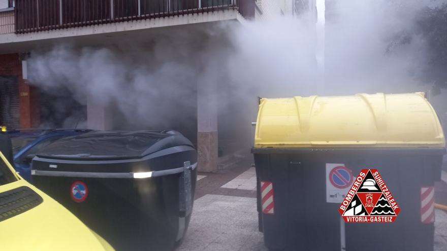 Incendio en Sansomendi