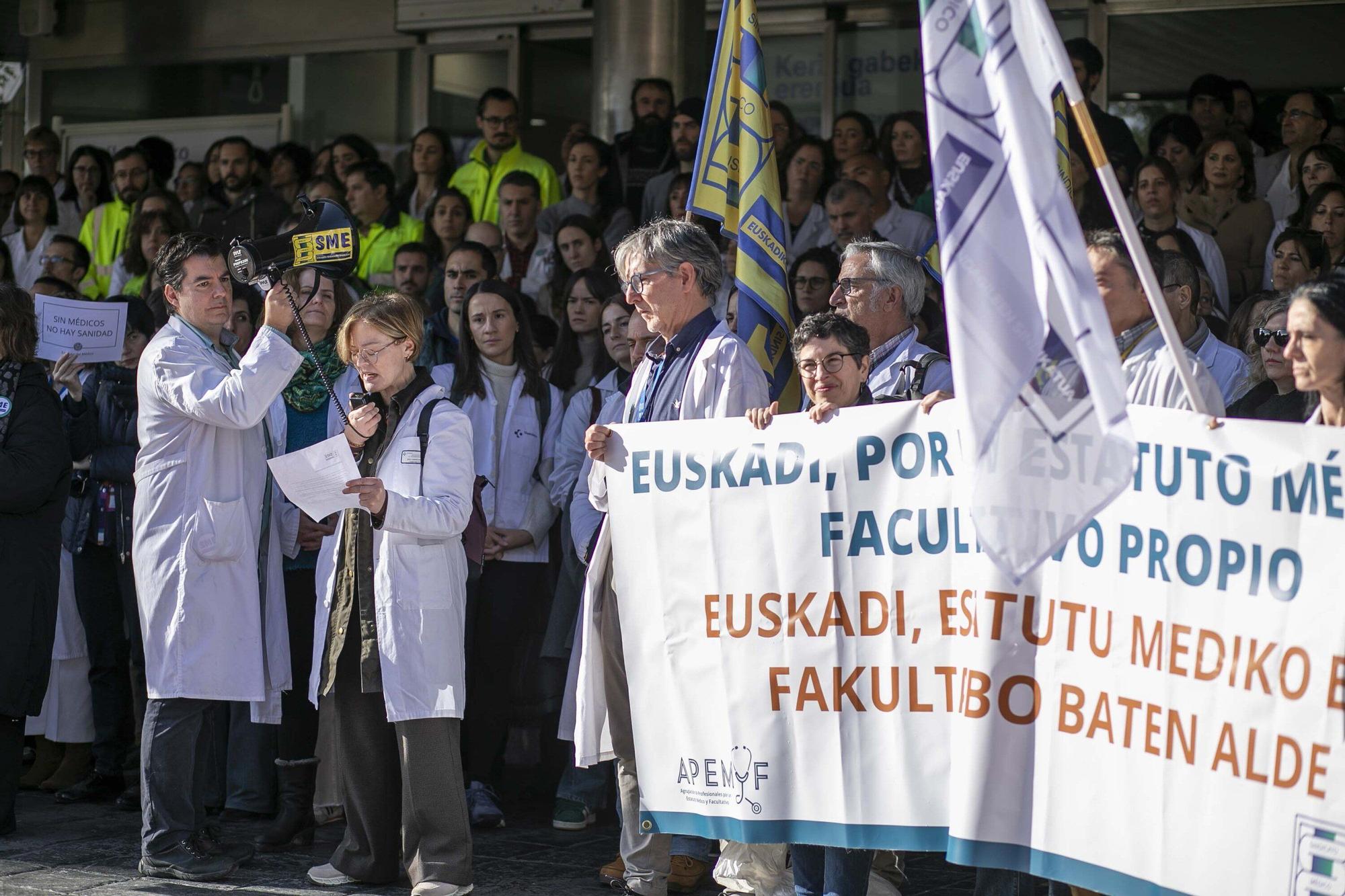 Los médicos de Gasteiz se movilizan por un Estatuto propio