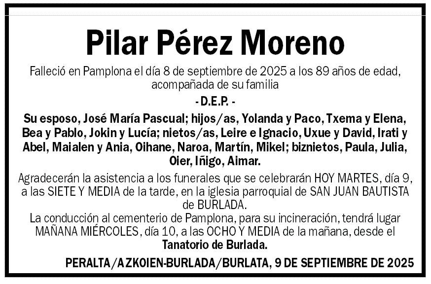 Pilar Pérez Moreno
