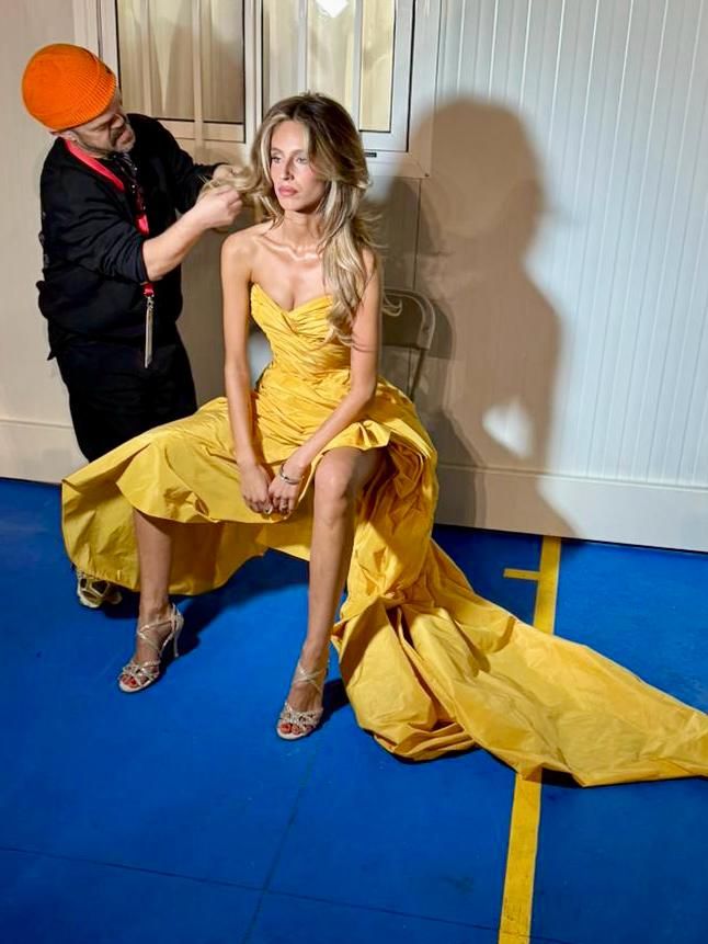 dani zuñiga, con Celine Van Heel.