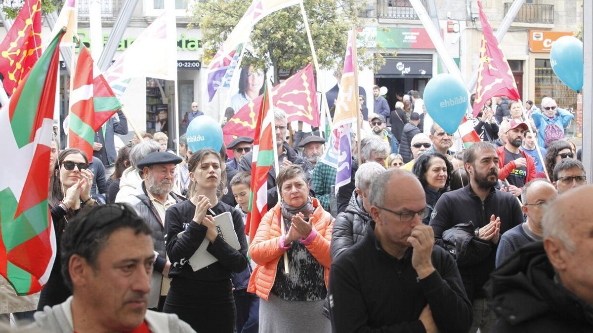 Acto central Bildu en Alava, durante la pasada campaña electoral