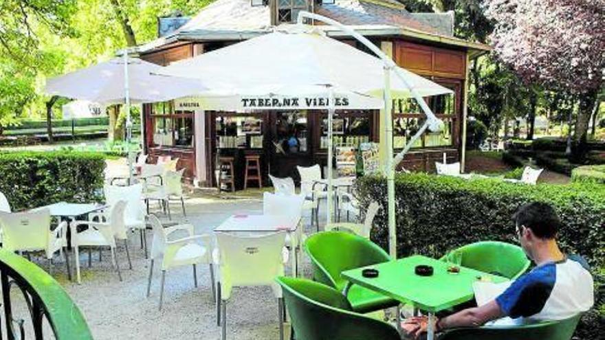 Una imagen del parque de la Taconera, donde se quiere intervenir.