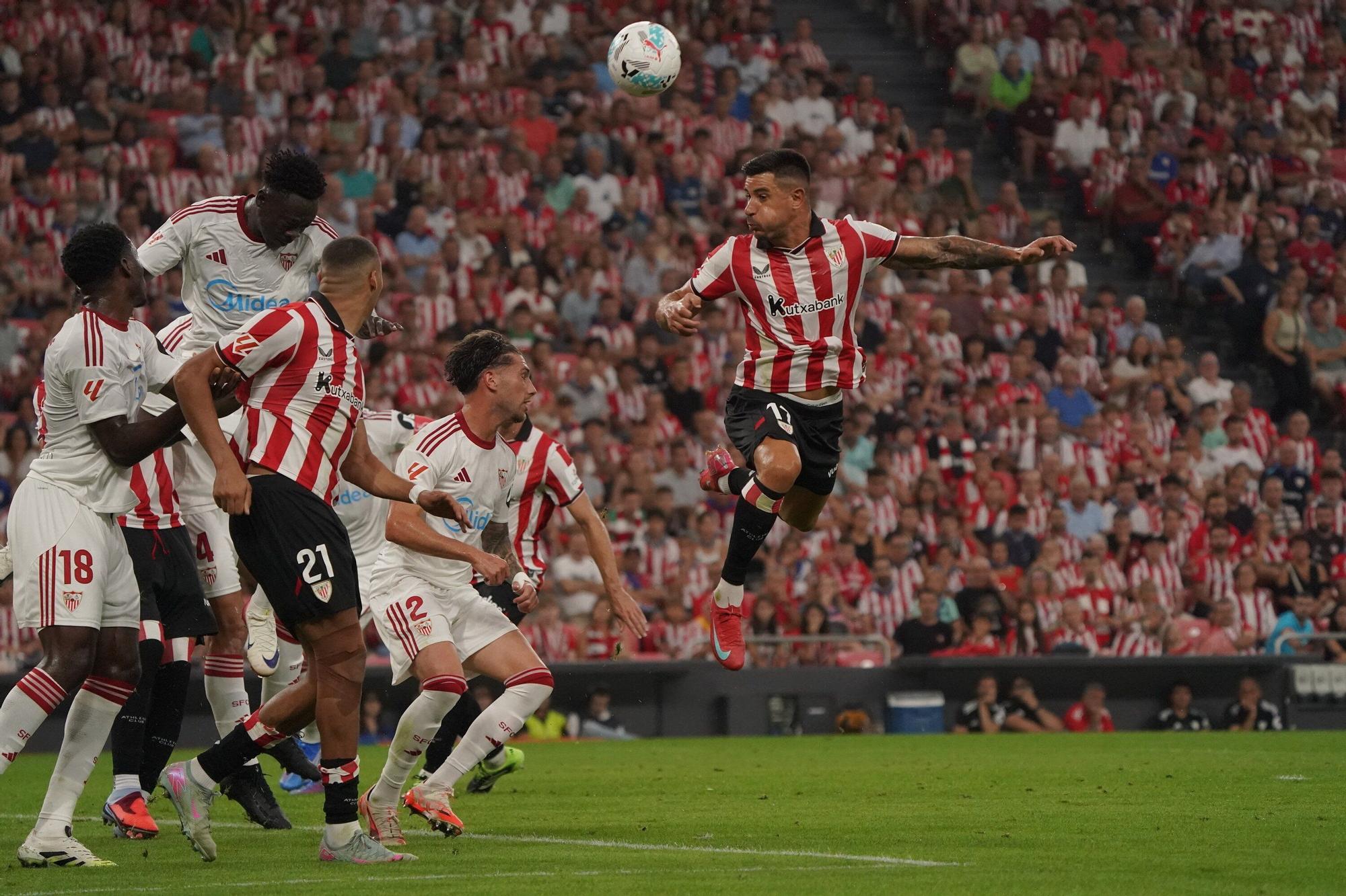 El Athletic-Sevilla, en imágenes