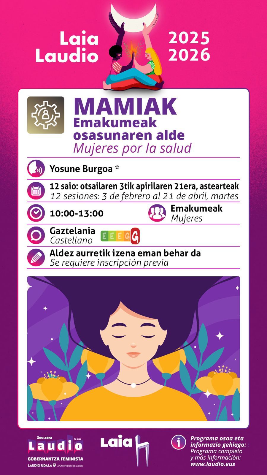 Cartel del programa Mamiak