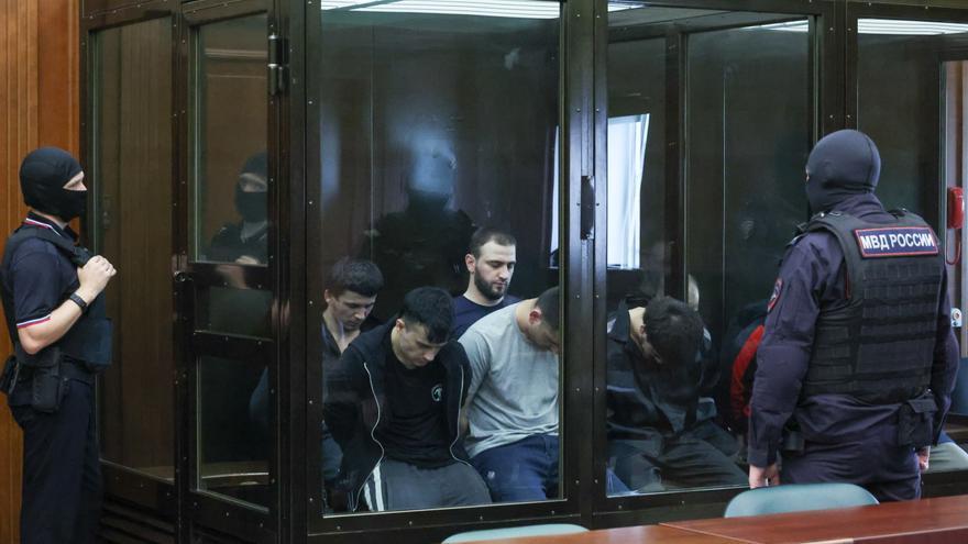 Arranca el juicio contra los acusados por el atentado contra la sala de conciertos Crocus en Rusia