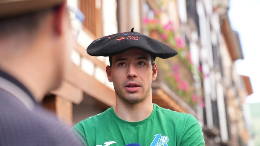 Darío Gómez, campeón del Manomanista: "Más que ganar la txapela, mi objetivo era llegar a la final. Una vez conseguido, me quité un peso de encima”