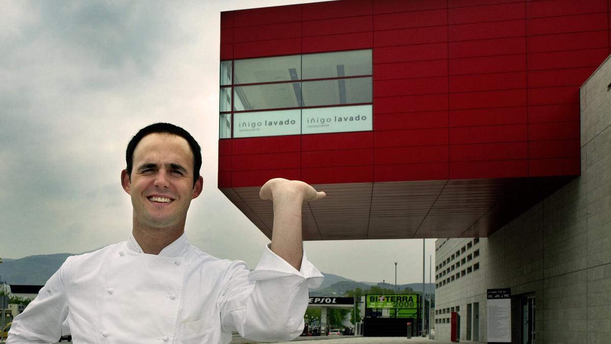 El cocinero Iñigo Lavado, pocos meses después de tomar las riendas del restaurante de Ficoba