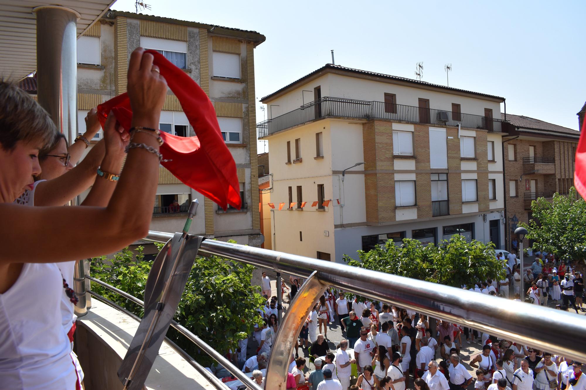 Fotos del chupinazo de Sartaguda