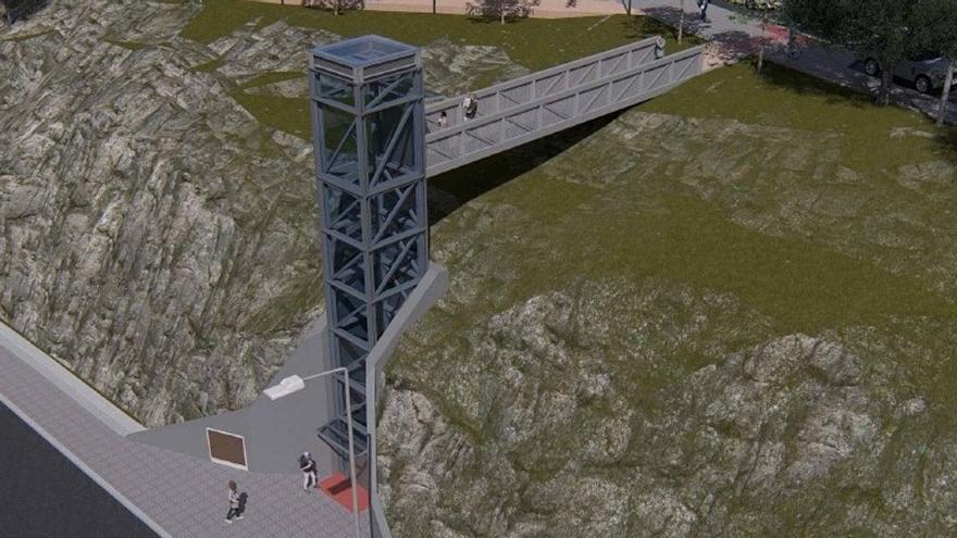 Bilboko Udalak 1,35 milioi euro inbertituko ditu Txurdinaga eta Bolueta lotuko dituen igogailu berrian