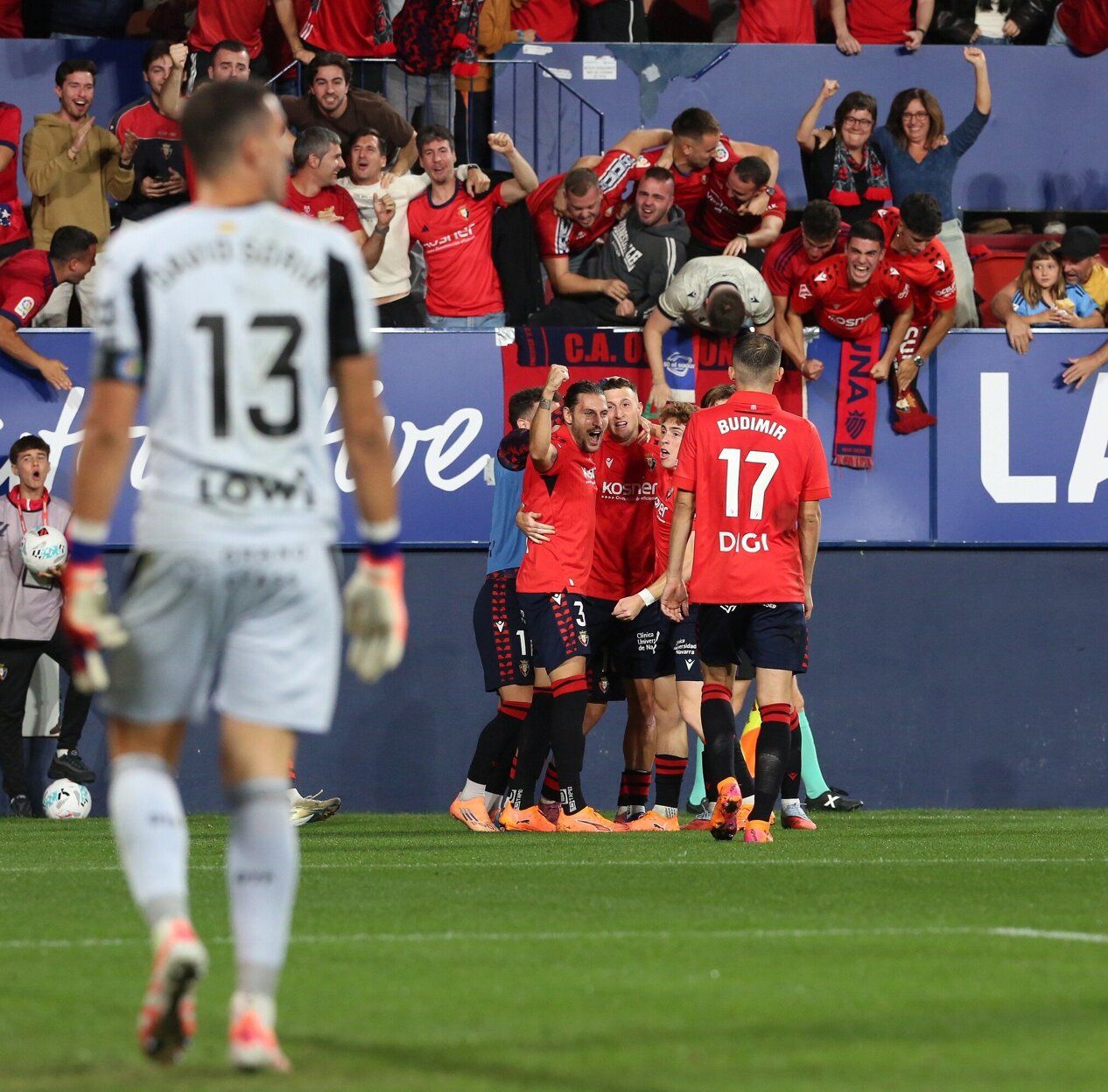 Fotos del Osasuna-Getafe en El Sadar