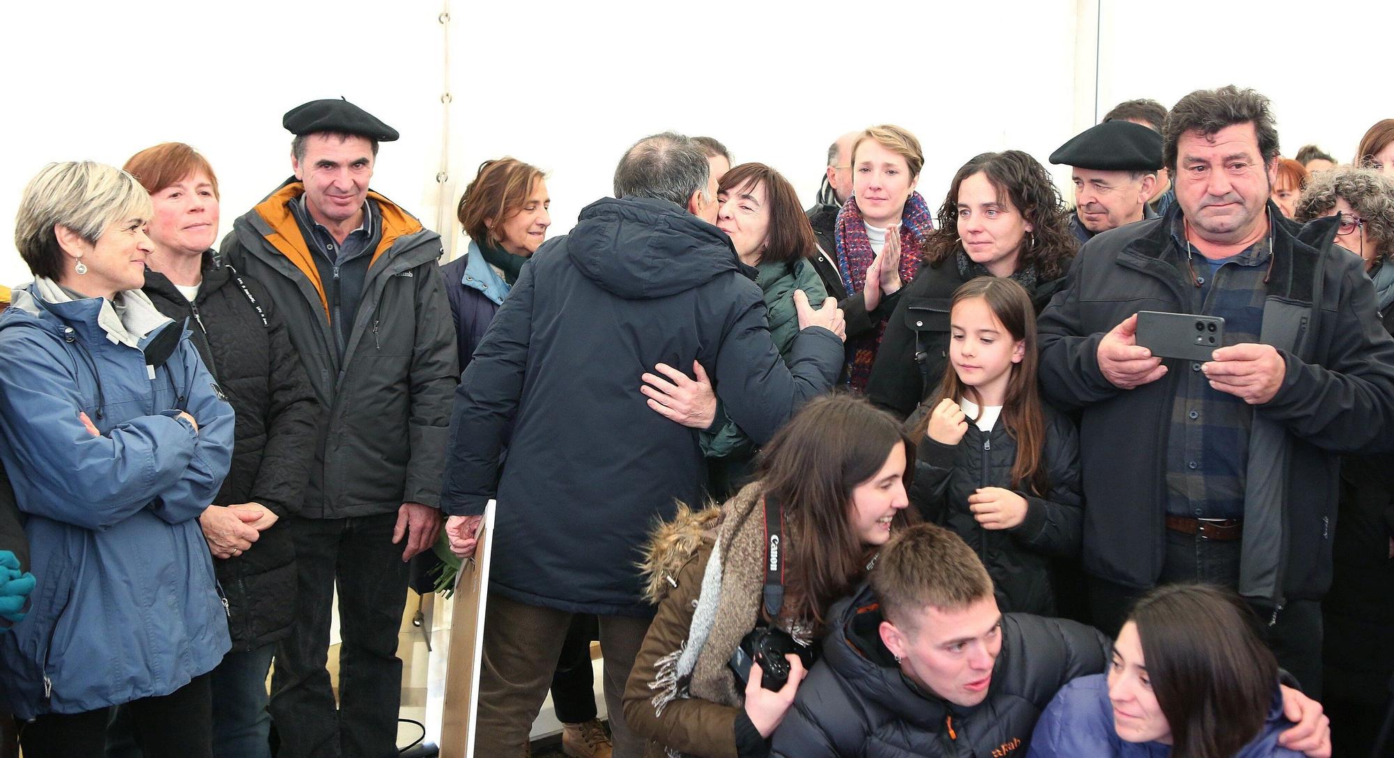 Fotos del homenaje a Mikel Zabalza en el 40 aniversario de su muerte tras ser detenido por la Guardia Civil