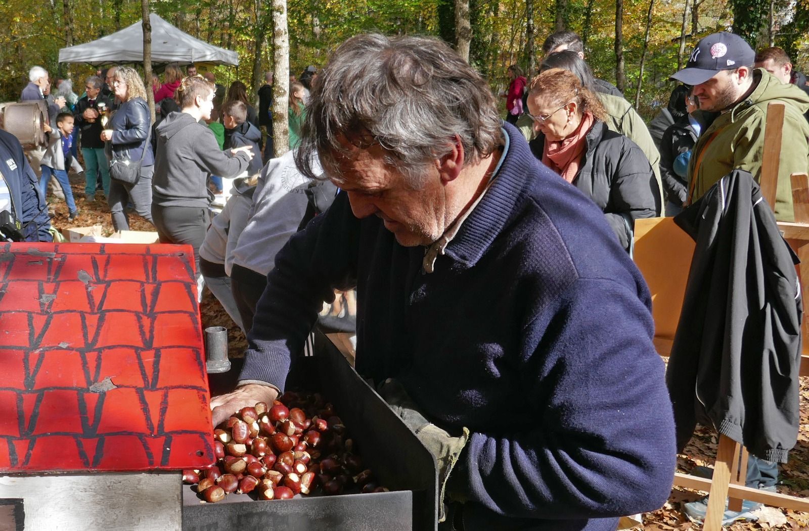 Mañana de castañas en Jauntsarats