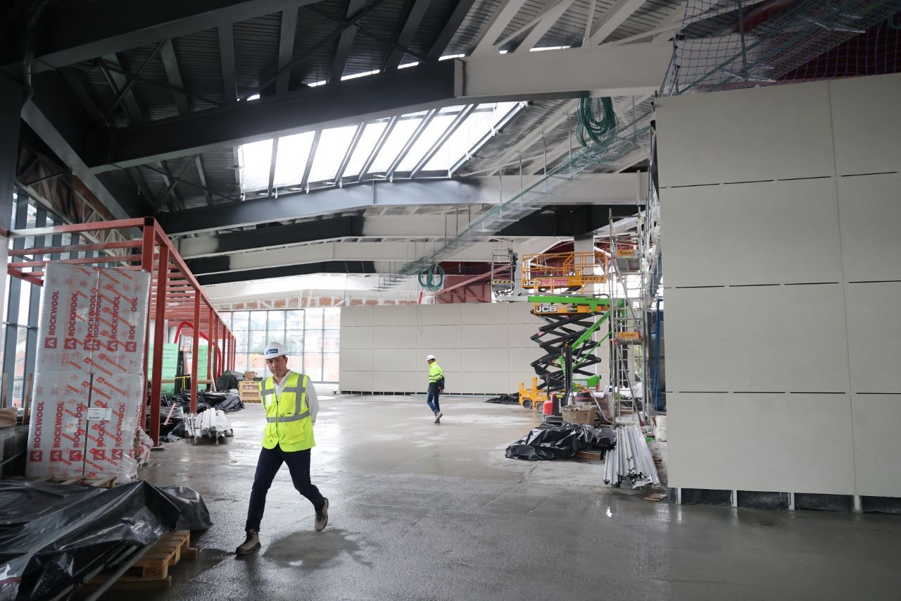 La nueva estación de tren de Irun toma forma
