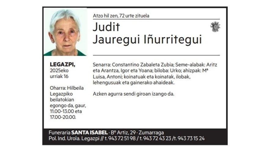 Judit Jauregui Iñurritegui